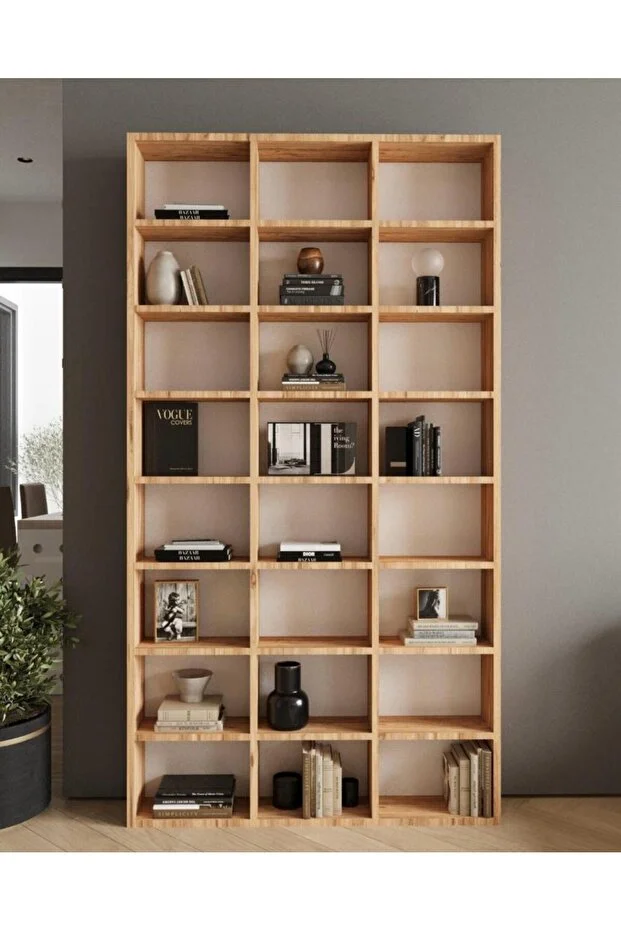 24 RAFLI ÇOK AMAÇLI DOLAP - KİTAPLIK 